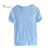 Summer Men T-shirt Round Neck Quick-drying Pure Color Thin Short Sleeve Loose Pullover Casual Streetwear Daily Wear Sport Top