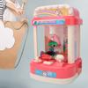 Mini Doll Grabber Game Machine Parent Child Interaction Toy with Light Music(Pink )