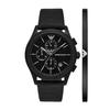 Emporio Armani NA AR80070SET Men's Watch, Black