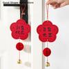 1PC Chinese Style Horse Year Wall Pendants Non Woven Traditional Door Handles Pendants Blessing With Tassel