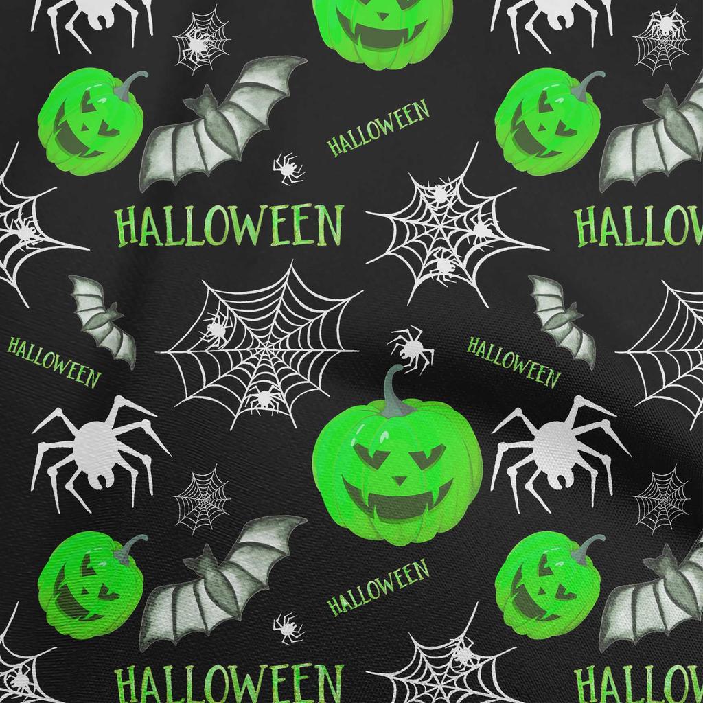 oneOone Bawełna Elastyczna Niebieska Tkanina Halloweenowa Tkanina do Szycia Na Metry Drukowana DIY Odzież Materiały do Szycia 40 Calowy