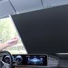 Foldable Titanium Sunshade Roller Blind: Full Blackout Heat Insulation for Home & Car