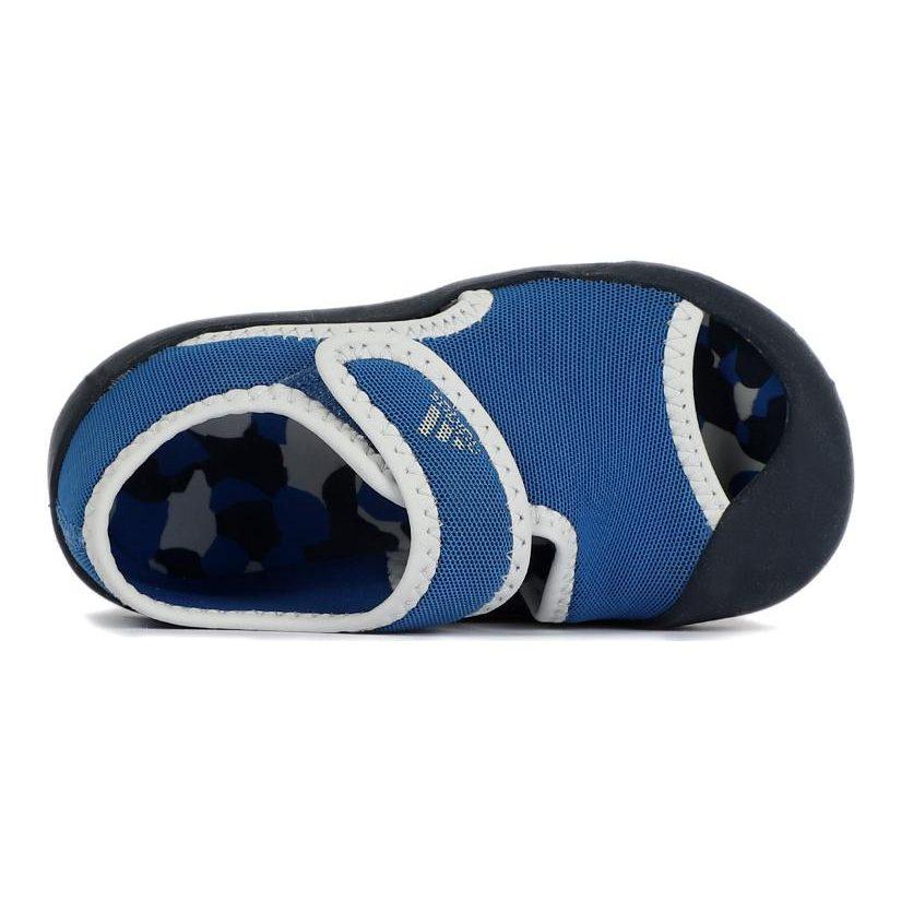 Adidas Slip Resistant Abrasion Resistant Low top Toddler Shoes Blue White Infant And Toddler BY2241