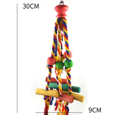 Bird Chewing Toy Parrot Βαμβακερό σχοινί Parakeet Training Toy Bird Cage Αξεσουάρ