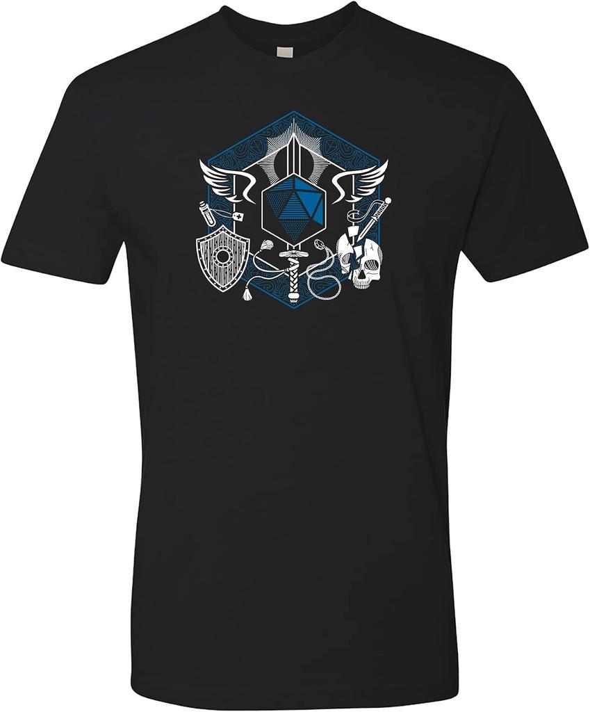 RPG Class Crest - Tabletop Games d20 Premium Cotton T Shirt