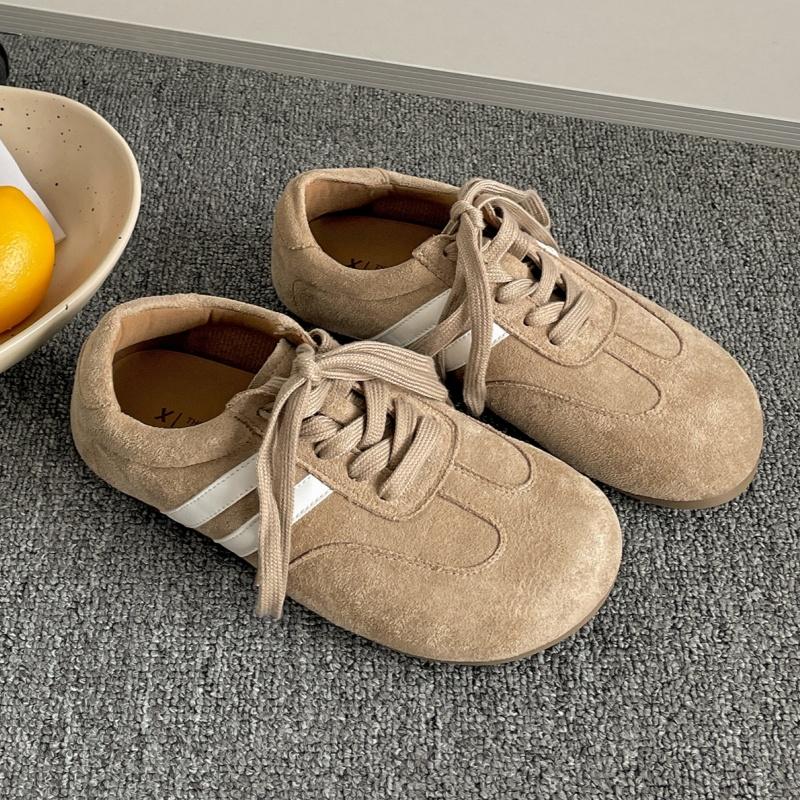 Fashion Casual Women Sneakers 2025 Popular Retro German Training Shoes Niche Comfortable Soft Soled Flat Shoes Versatile Single Shoes