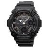Casio World Time Telememo Quartz Watch AEQ-120W-1BV Men's Reverse LCD Black Overseas Model