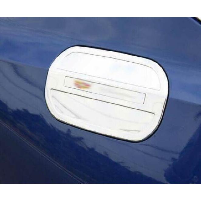 Cover Trim Door Fuel Tank Cap For Cadillac CT5 CT5-V 20-2023 1PCS Chrome Steel