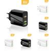 New Pd65w Fast Charge Phone Charger With 3 Usb Ports European And American Pd+3usb Adapter