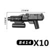 Military Building Blocks MOC Star Movie Characters Solider Figures War Mini Bricks Weapons Accessories Guns Cloak Axe Armor