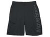 Descente Move Sport MOTION FREE FIT Graphic Short Sleeve and Shorts Set Black X T-Shirt (DMMSJA50/DMMSJD80) (M, Black)