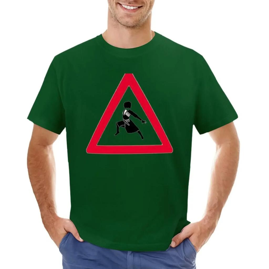 Circassian on traffic T-shirt korean fashion for a boy mens tall t shirts