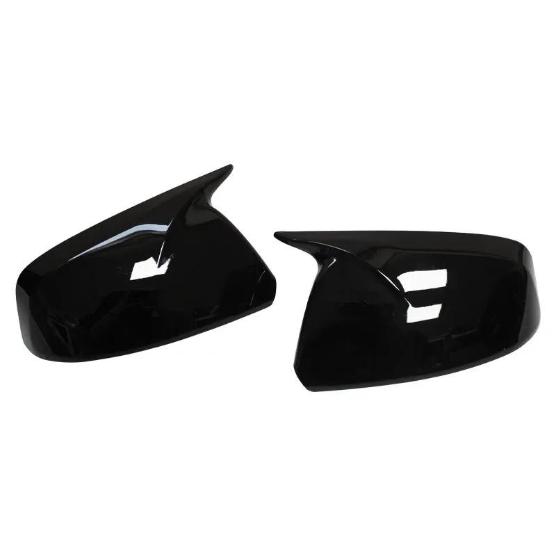 For Mercedes Benz A B Class W169 A160 W245 2008-2012 Sticker Carbon Black Side Rearview Mirror Cover Caps Shell Lid