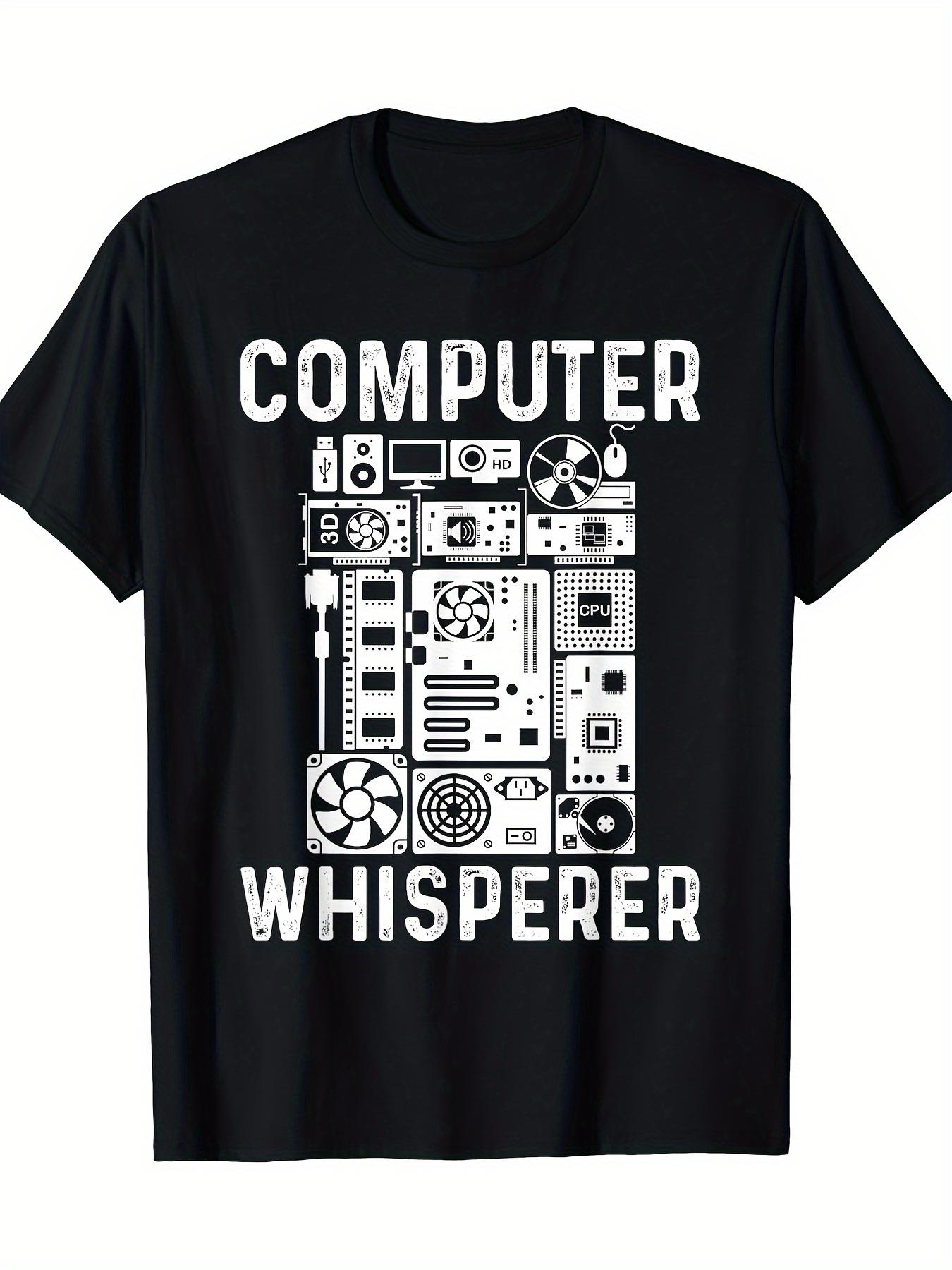Funny Computer Geek Tech Nerd Gift mens Cool Support design 100 cotton Oneck short sleeve casual printed mens Tshirt S