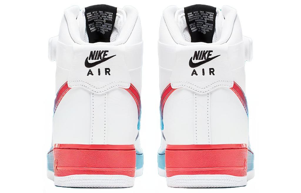 Nike Air Force 1 High Gradient White Blue Fury Ember Glow CJ0525-100
