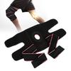 1pc Knee Brace with Side Stabilizers Breathable Sports Knee Support Protector(Black Pink )