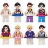 Compatible With Lego Small Particle Building Block Doll Three Kingdoms Doll Series Ancient Chinese Military Puppet Children'S Assembly
