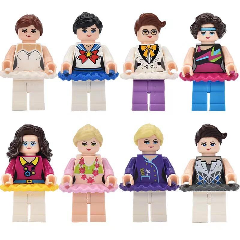 Compatible With Lego Small Particle Building Block Doll Three Kingdoms Doll Series Ancient Chinese Military Puppet Children'S Assembly