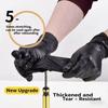 10-400pcs Disposable Rubber Glove Black Latex Free PVC Gloves Household Kitchen Cleaning Gloves for Cooking Tattoo Hair Dye 6
