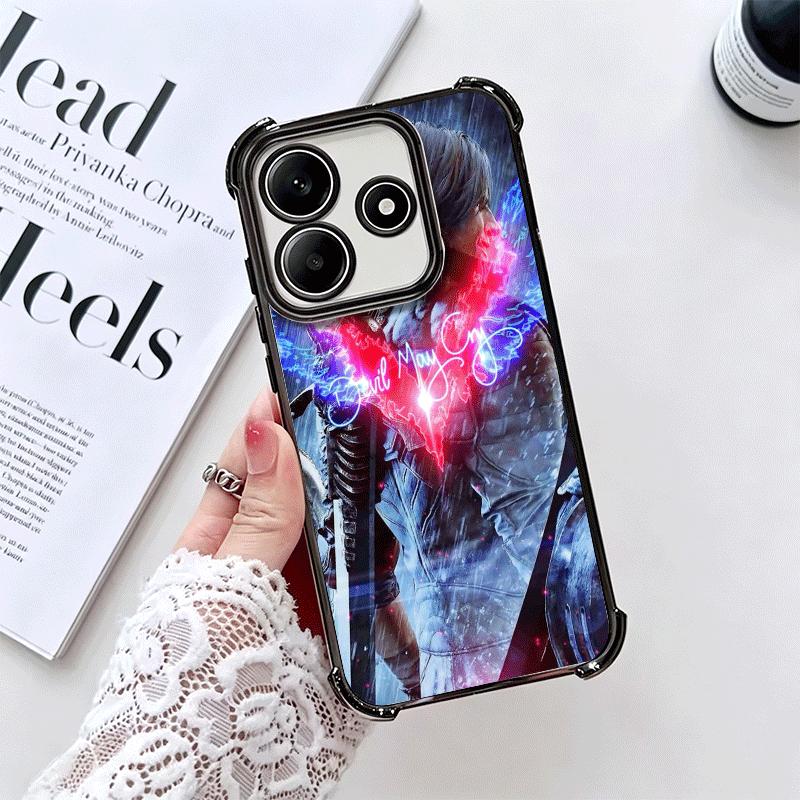 D-Devil M-May Cry 5 Soft Phone Case For Xiaomi Redmi Note 14 15 Pro Plus 13 12 11S 11T 5G 10 9S 9 Plating Anti-Fall Fundas