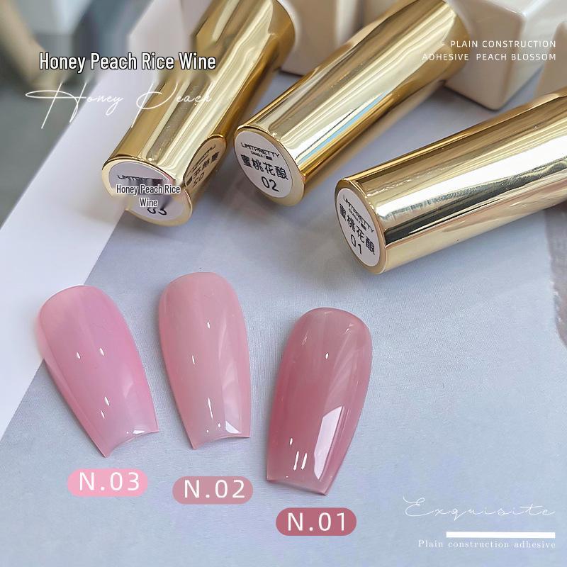 

Набор гелевых лаков для ногтей Ice Transparent Nude Pink Jelly - 2025 Салонный эксклюзив
