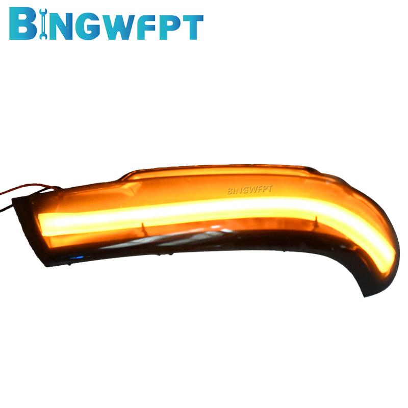 1Pair Dynamic Steering Signal Light For VW Volkswagen Touareg I MK1 7L 2002 - 2006 Led Rear View Mirror Indicating Flash