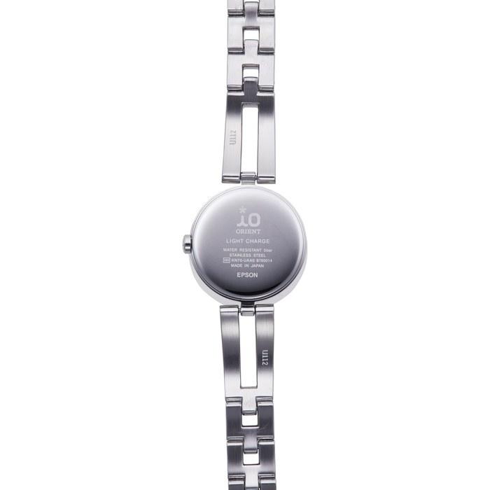 [Orient] iO NATURAL&PLAIN LIGHT CHARGE Watch RN-WG0003S Women's Silver/Pink