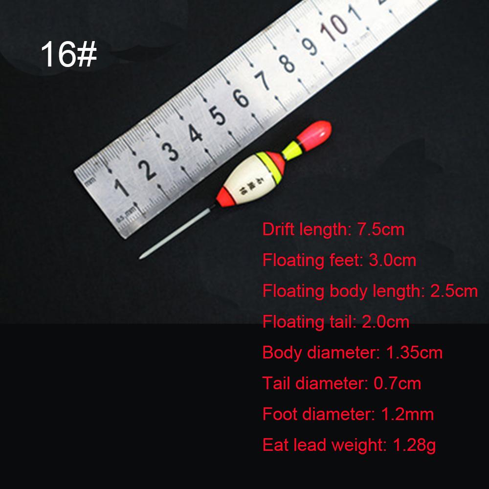 New Eye-catching Portable Balsa Flotteur Wooden Balsa Wood Thick Tail Fishing Floats