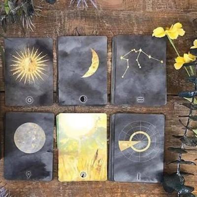 The Living Wheel Astrology Cards 55 Pcs Oracle Cards 9*6cm