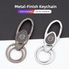 High-end Metal Car Key Chain Black Keyring Pendant Car Interior For Rdesign V60 V40 XC60 XC90 S60 C30 V50 V70 S90 XC40 S80