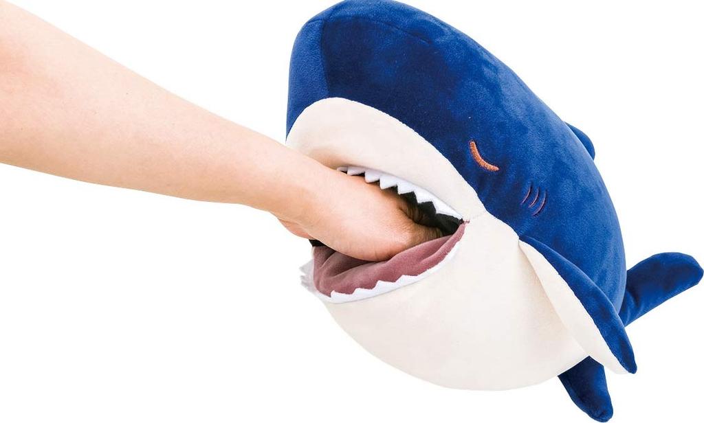 Livheart Premium Sleepy Animals Kamu Kamu Shark Zap Body Large 75cm in Fluffy and Pillow, (Approx. Length), Soft, 68840-63