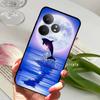 For Realme GT 6 GT6 Case Shockproof Soft TPU Silicone Phone Cover For Realme GT 6T Capa Realme GT6 GT6T Cartoon Matte Bumper