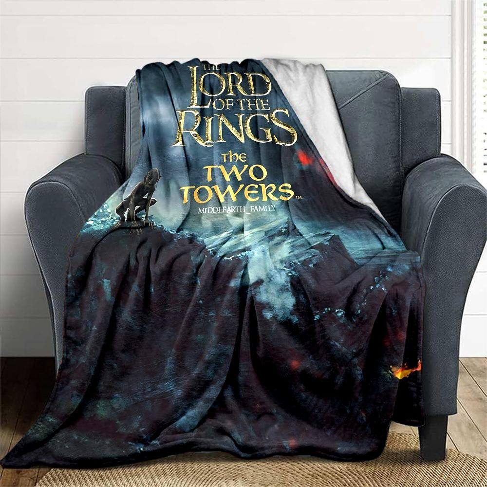 1pc Middle-earth Family Flannel Blanket Soft Warm Throw for Home, Office, Travel, All-Season Cozy Bedding GiftL1278