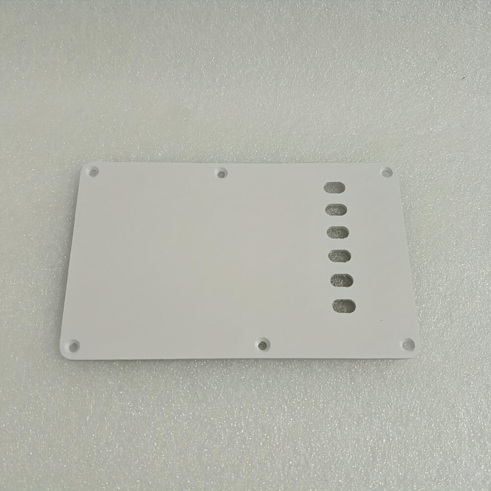 

1PC 6-Hole Electric Guitar Cavity Cover Backplate Guitar Parts Closed Style Lightweight Portable Music Elements Accessories білий