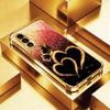 Minimalist Romantic Butterfly Phone Case Glass S25 Ultra Case S26 Ultra Case for Samsung Galaxy S26 S25 S24 S23 S22FE,Ultra,Plus