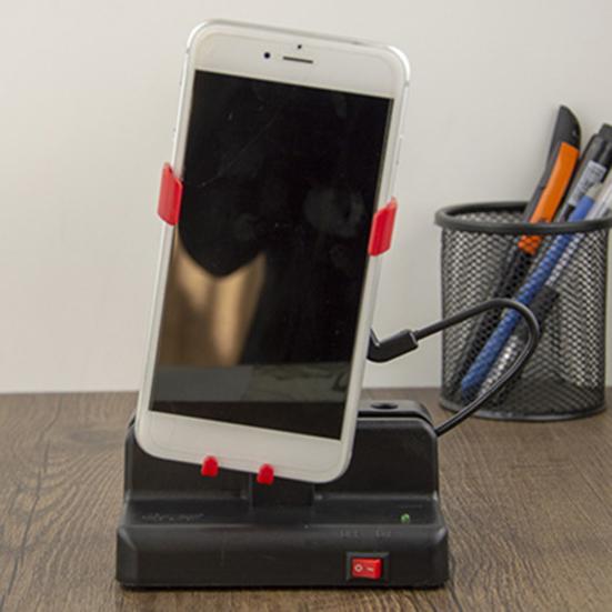 Agitator Telefon Automat cu Mișcare Oscilantă Silențioasă Contor de Pași cu Cablu USB