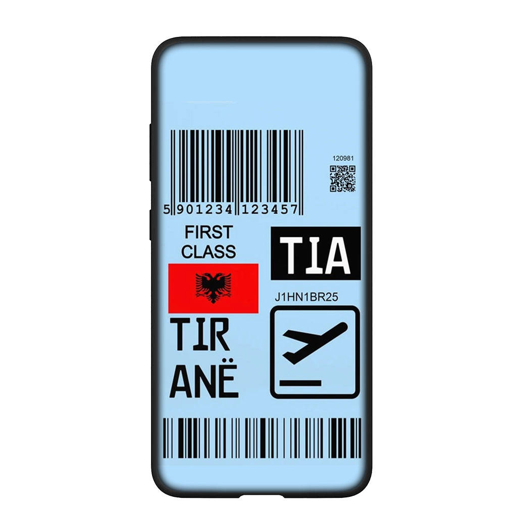 Phone Case for Samsung Galaxy S25 S24 S23 iPhone 16 15 Xiaomi Redmi Note 14 13 12 16E X 8 11 Pro Max OPPO Moto Huawei A15 Albania Albanians Flag Cover