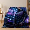 Manta de Franela con 26 Estilos de Artistas de Rap Dibujos Animados Tupac Snoop Dogg Hip Hop, Manta Acogedora Suave para Hogar Dormitorio Cama Cubierta de Sofá
