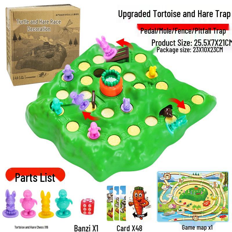 Penguin Icebreaker Balancing Tree Board Game with Face-Changing Rubik's Cube and Hidden Building Blocks - Free Shipping
