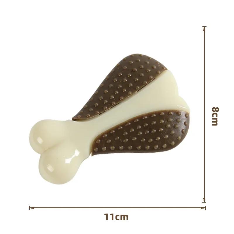 Durable Nylon Dog Chew Toys for Aggressive Chewers Indestructible Bite Resistant Bone Teething Stick Puppy Toys for Small Medium