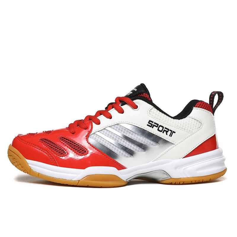 Breathable Anti-Slip Badminton Shoes Men Women Rubber Sole Low-Cut Lightweight Court Sneakers Tennis Table