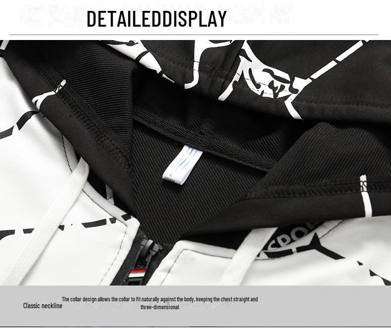 2024 Men's Trendy Autumn Sweater Suit: Youthful High School Style