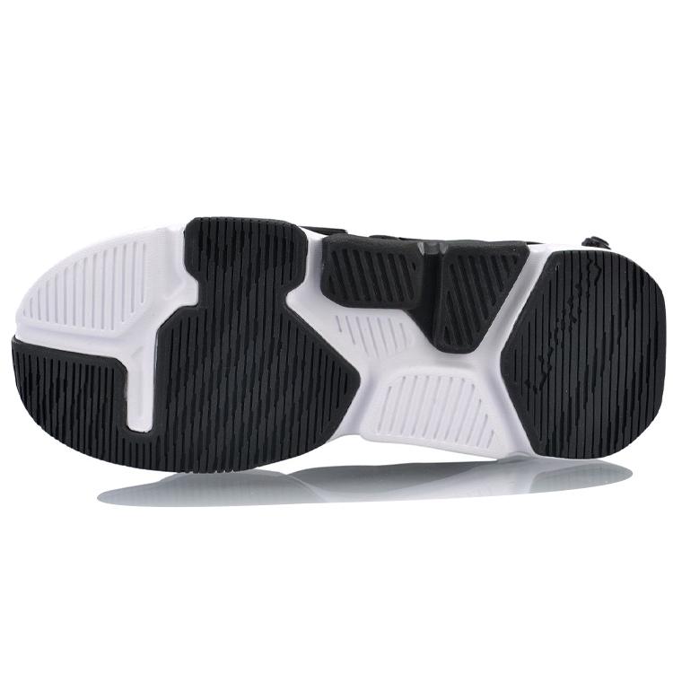 Li Ning Skateboard Shoes Women's High Top Standard Black/Standard White AGLP046-2