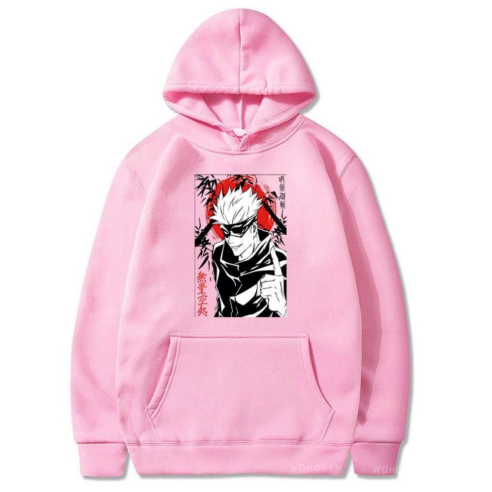 Japan Anime Jujutsu Kaisen Fashion Graphic Hoodies Vintage Oversized Hooded Long Sleeves Hoodie Men Women Clothes