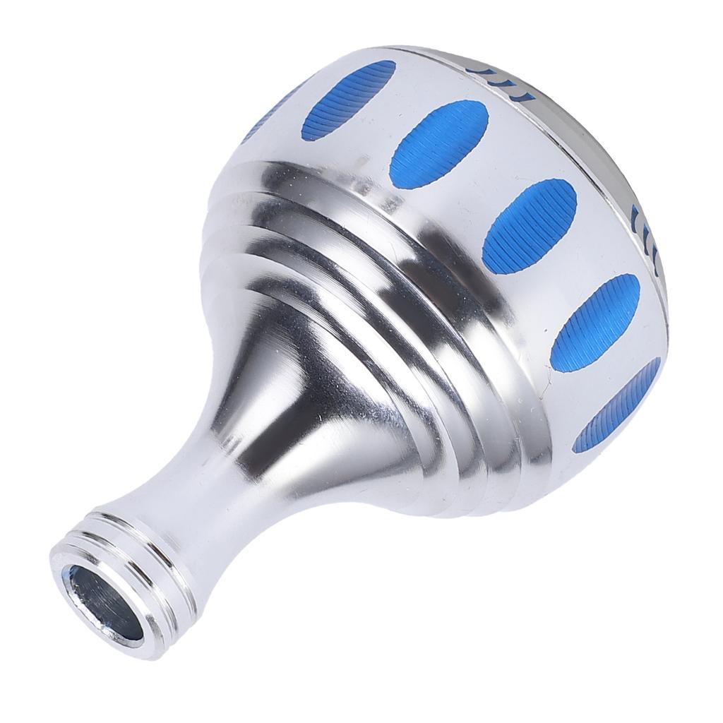 Fishing Reels Aluminum Alloy Holding Pill Lightweight Reel Handle Knob Fishing AccessorySilver Blue