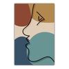 Abstract Matisse Minimalist Line Face Four Color Pattern Artwork Poster Canvas Painting Wall Art Pictures Room Home Decor