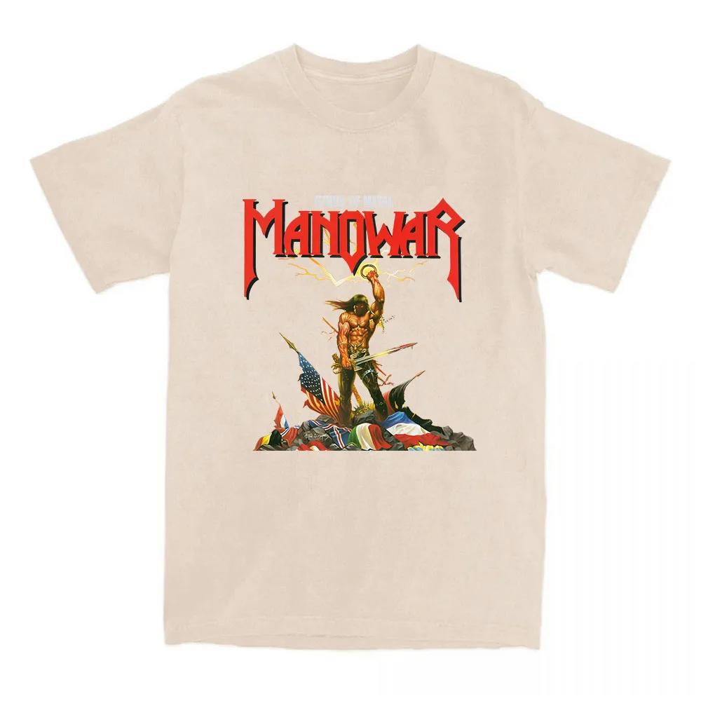 Manowar Hip Hop Band Print Tshirts The Blood Our Enemies Tour 2025 Tees Short Sleeve Women T-shirt Women Clothes Graphic Shirt
