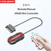 LED Color Intelligent Fan Controller ARGB 5V 3PIN To SATA 1 To 4 Sync Motherboard Cable Extension Line for PC Fan Light Strip