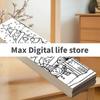 32Pcs Christmas Cartoon Bookmarks Minimalist DIY Line Filling Blank Bookmark Decorative Page Markers Gift For Book Lover