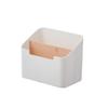Multifunctional Bamboo & Wood Storage Box: Dividers for Stationery, Makeup, Remote Controls; Partitions Removable.